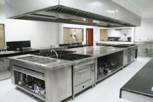 Stainless Steel Hotel Kitchen