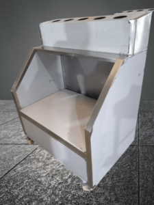 Stainless Steel Crockery Holder Table